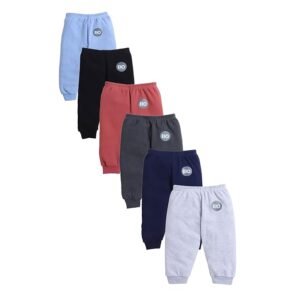 EIO Unisex Cotton Pajama Pants for Boys & Girls Combo Pack | Kids & Baby Soft Sleepwear Pyjamas Combo Pack | Toddler Breathable Nightwear Bottoms